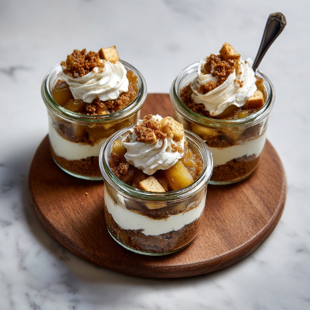 No-Bake Apple Cheesecake Jars Recipe - Recipe Image