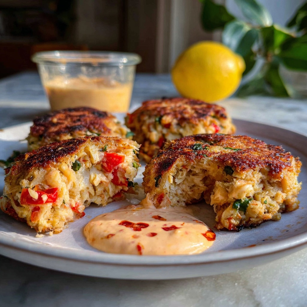 Easy Air Fryer Crab Cakes Recipe - Recipe Image