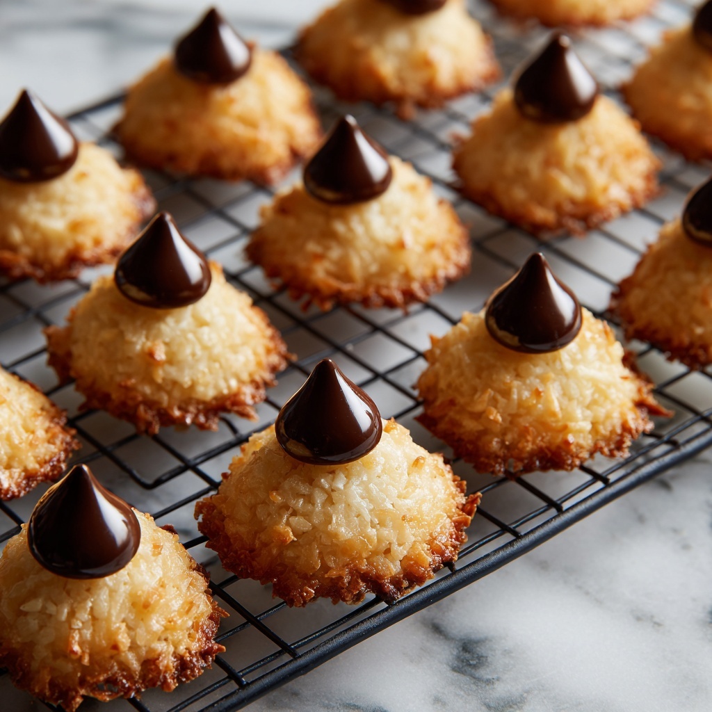 Coconut Blossom Cookies with Hershey Kisses Recipe - Recipe Image