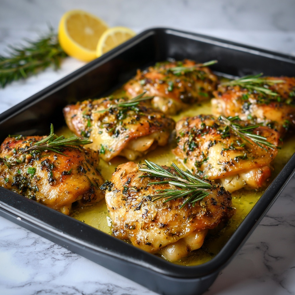 Baked Greek Lemon Chicken Recipe - Recipe Image