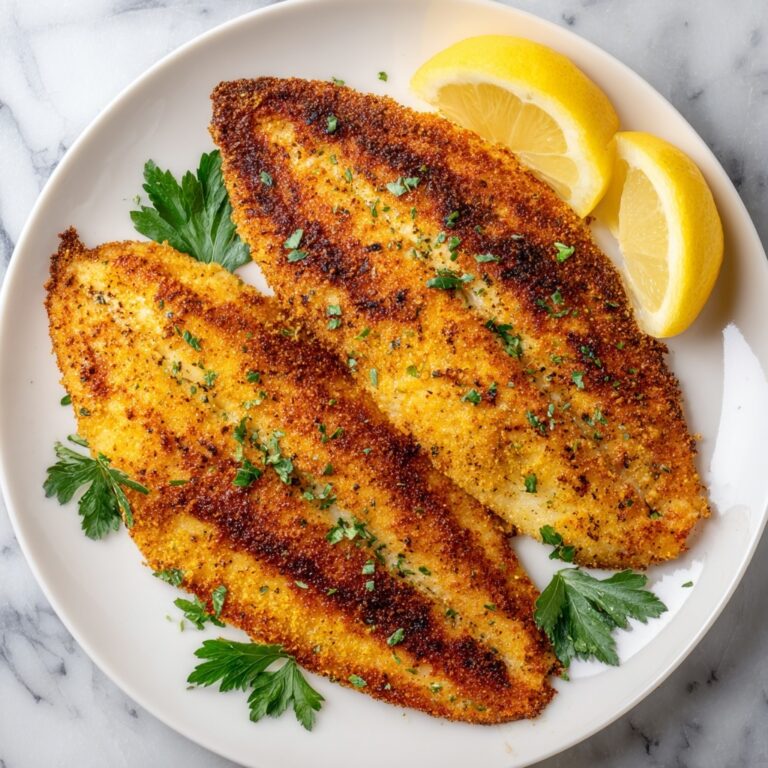 Fried Flounder with Homemade Tartar Sauce Recipe