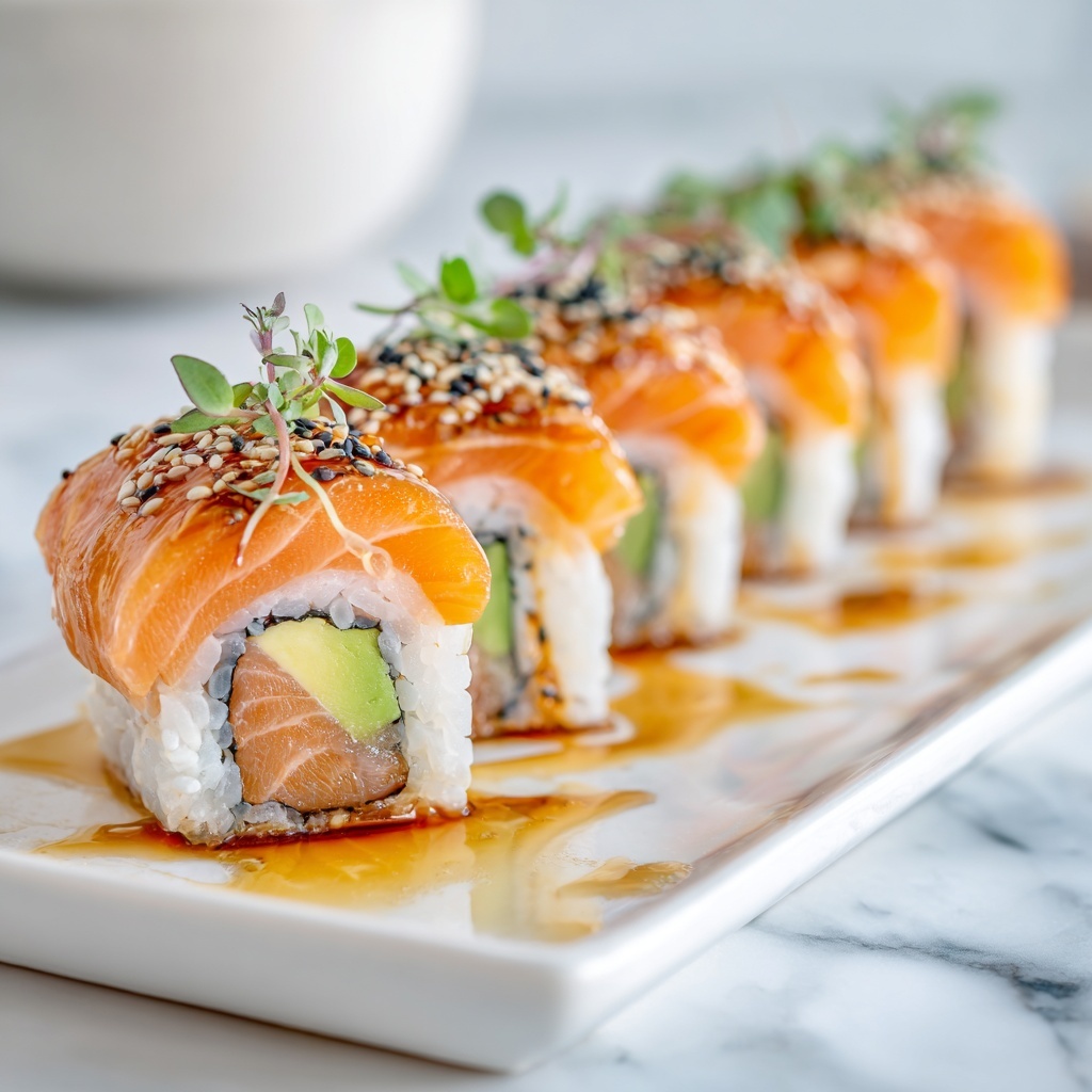 Lemon Basil Salmon Rolls Recipe - Recipe Image