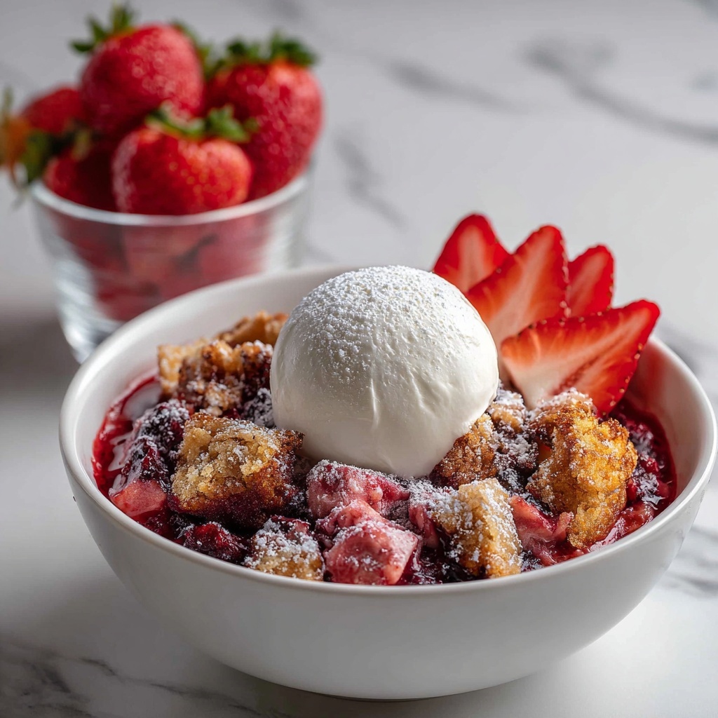 Easy Strawberry Cobbler Recipe - Recipe Image