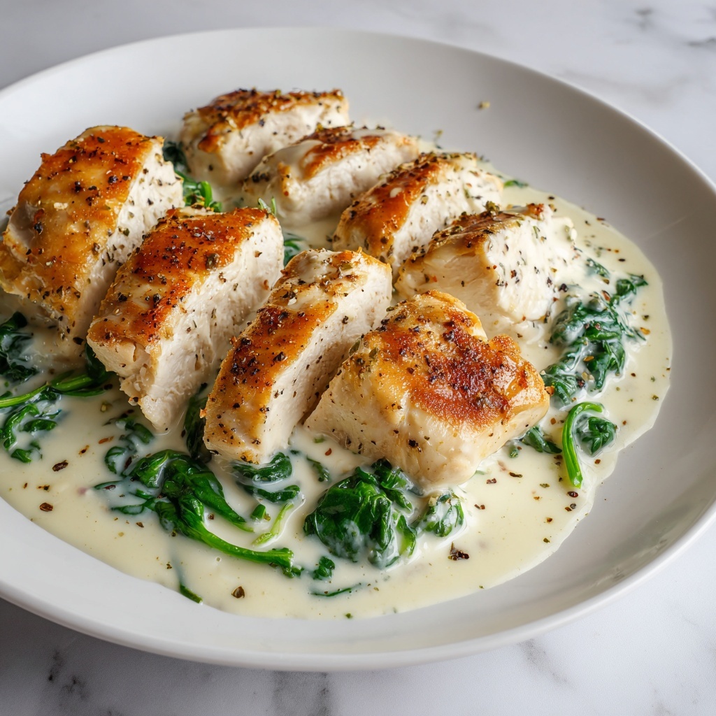 Creamy Chicken Florentine Recipe - Recipe Image