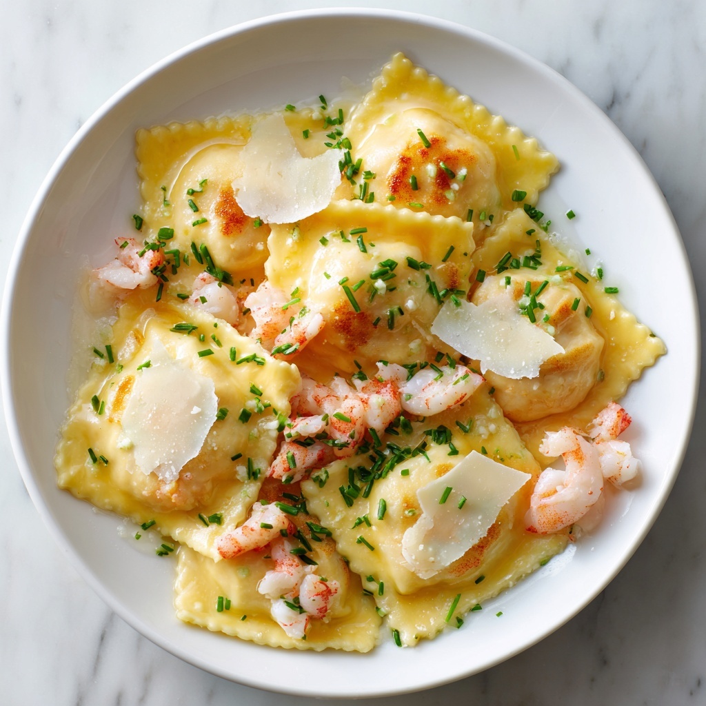 Lobster Ravioli in Garlic Butter Sauce Recipe - Recipe Image