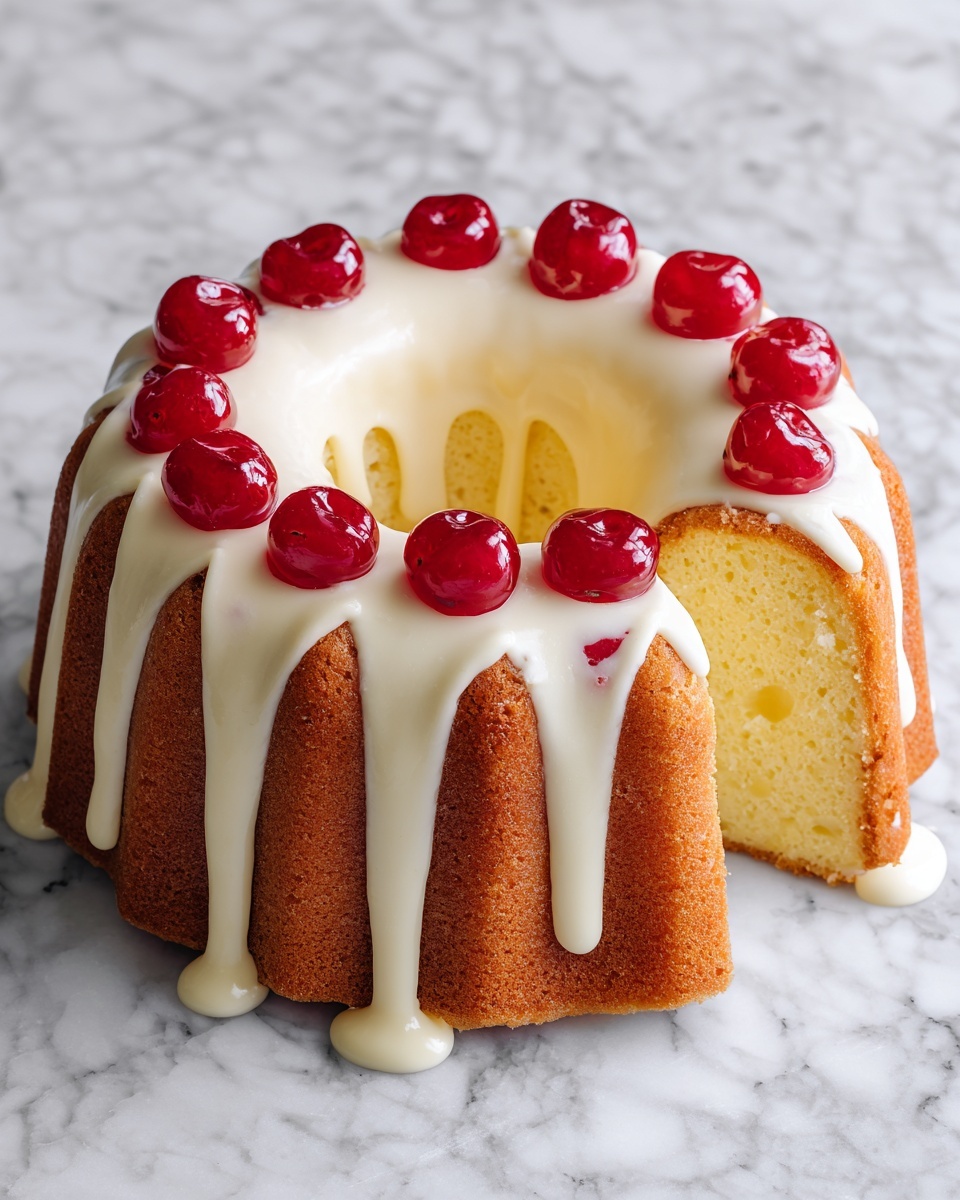 Cherry Bundt Cake Recipe - Recipe Image
