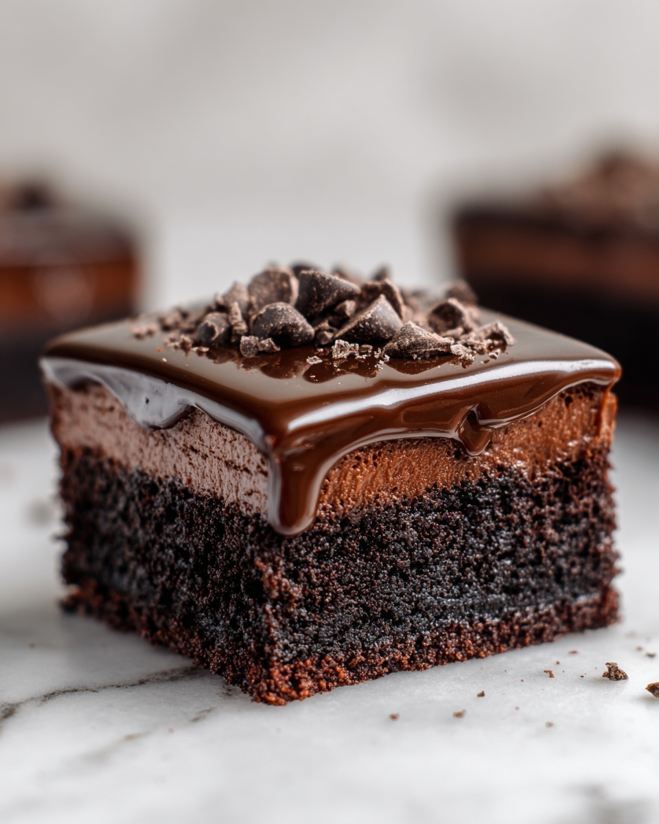 Cold Chocolate Fudge Cake Recipe - Recipe Image