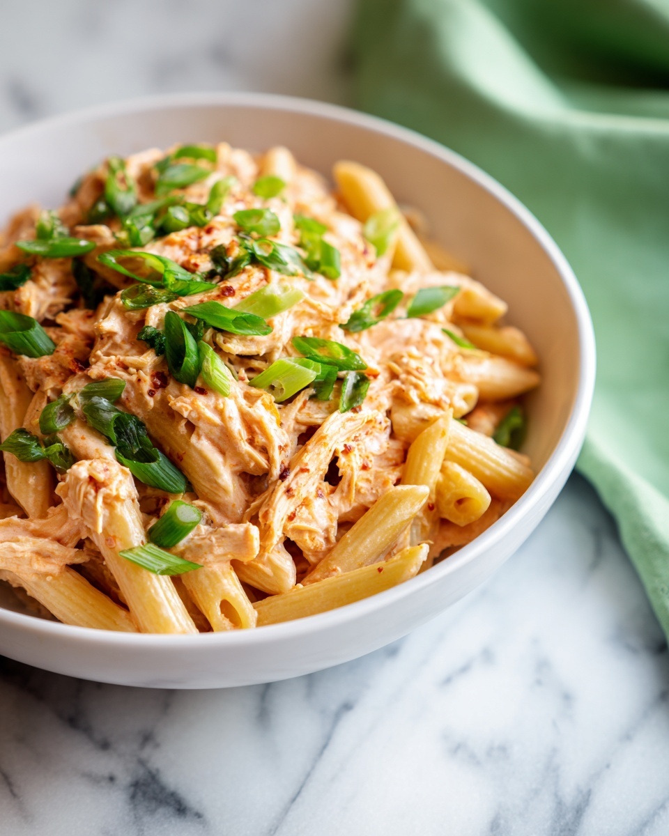 Buffalo Chicken Pasta Recipe - Recipe Image