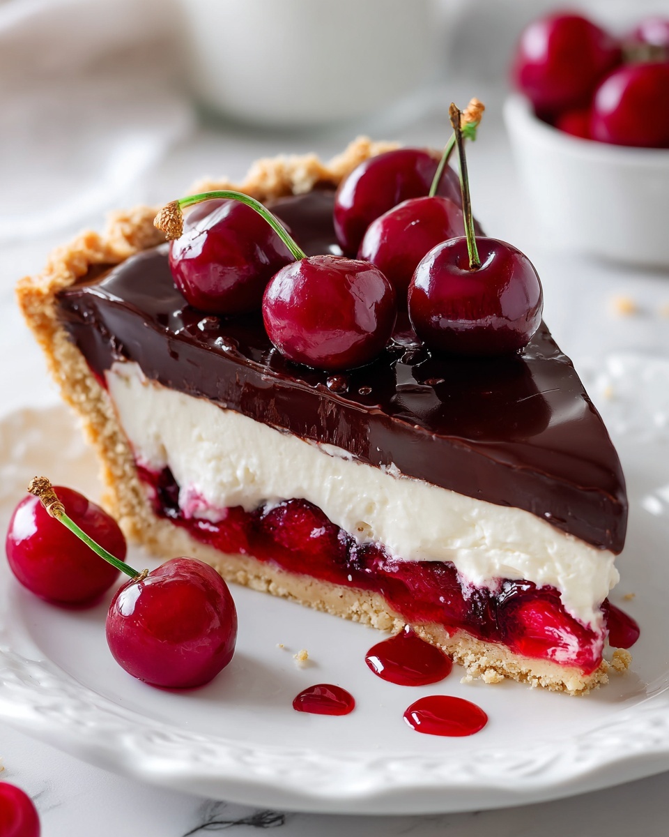 Chocolate Cherry Pie Bliss Recipe - Recipe Image
