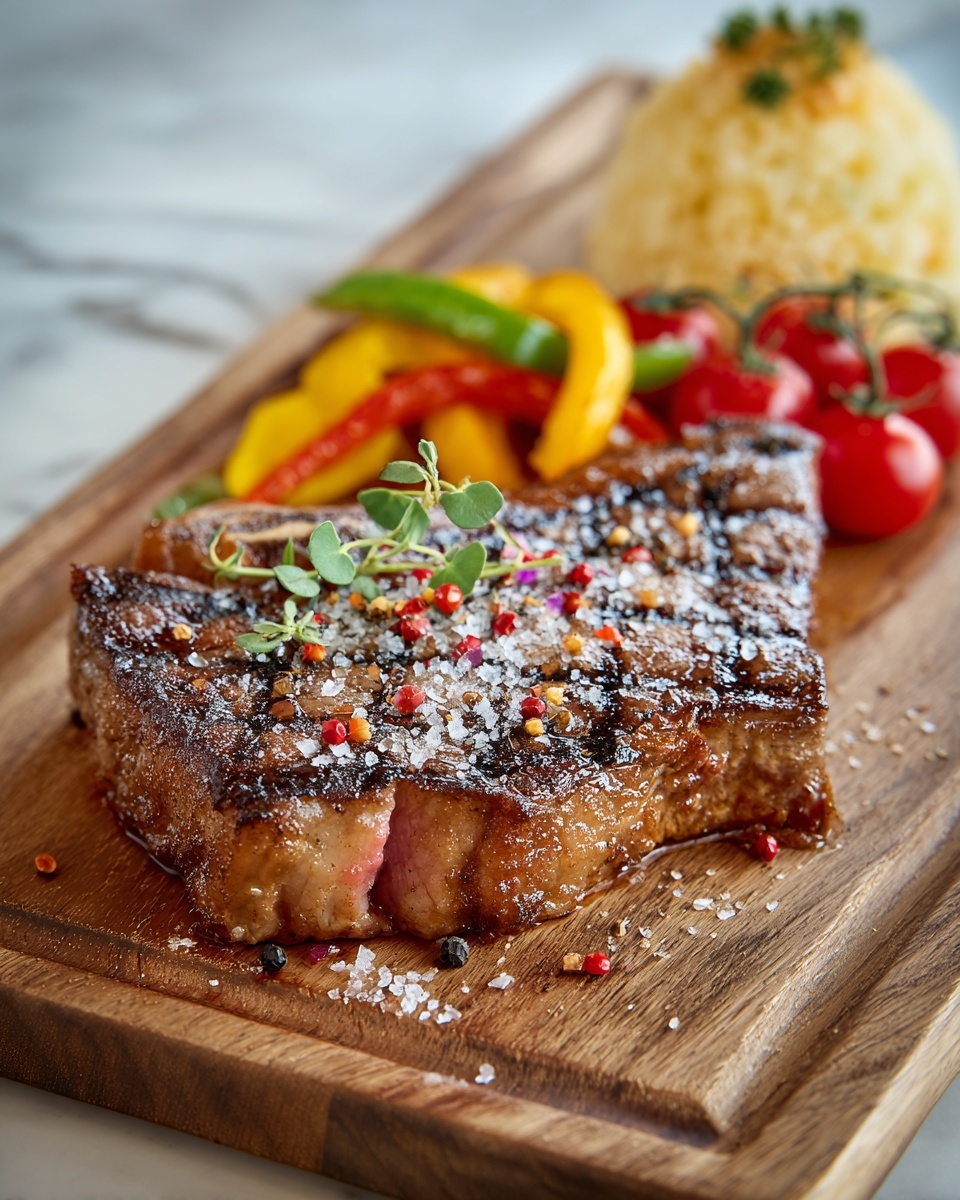 Pepper Steak with Bell Peppers and Onion Recipe - Recipe Image