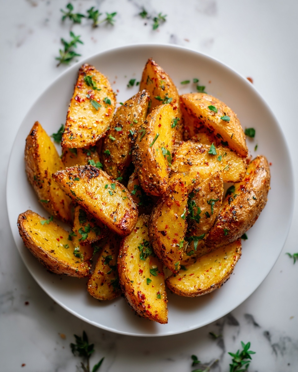 Roasted Potato Wedges Recipe - Recipe Image