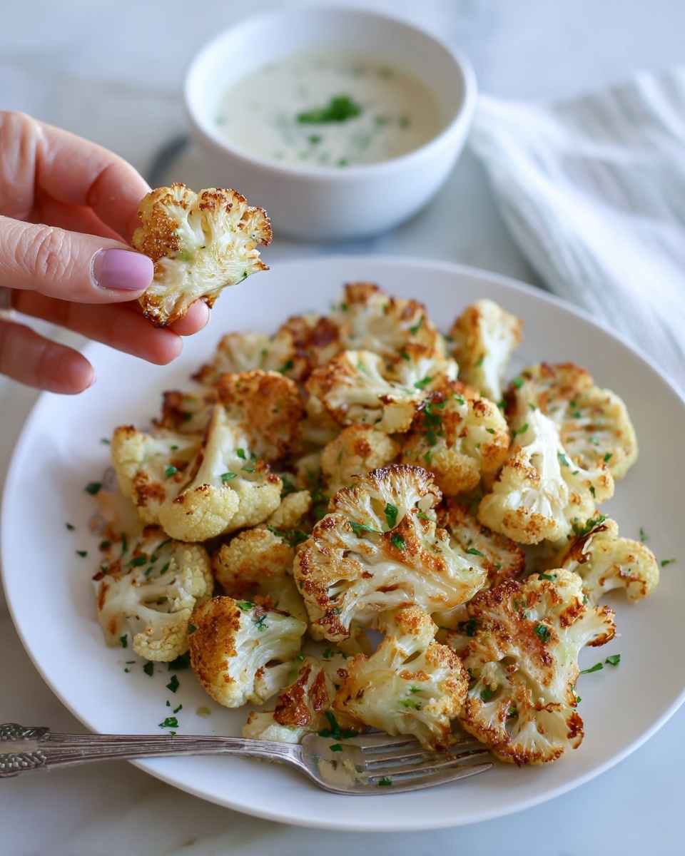 Golden Crispy Cauliflower Bites Recipe - Recipe Image