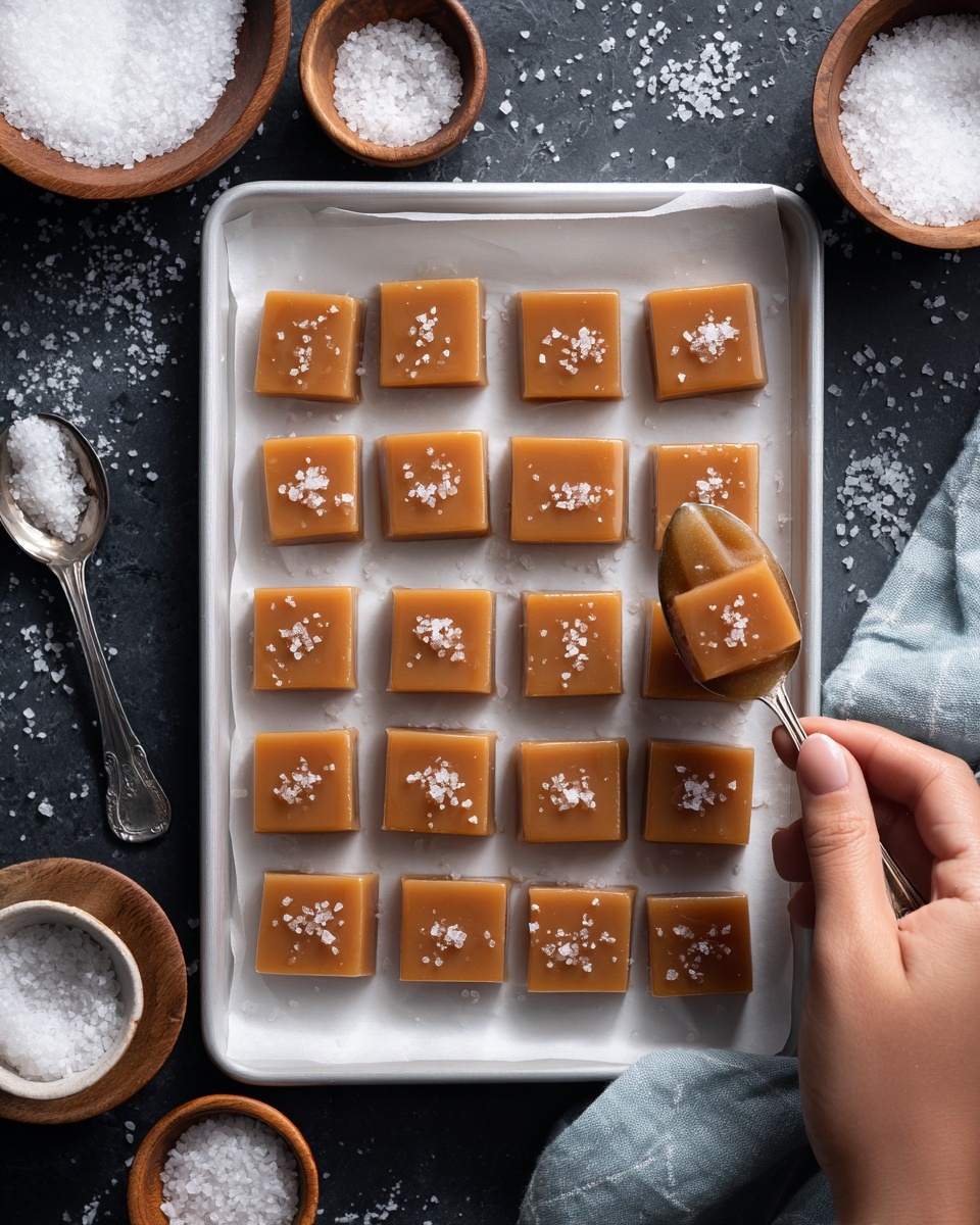 Easy Salted Caramels Recipe - Recipe Image