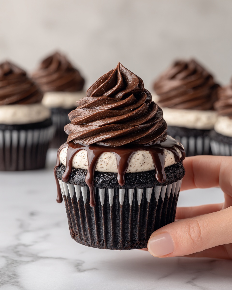 Brownie Cupcake Cheesecakes Recipe - Recipe Image