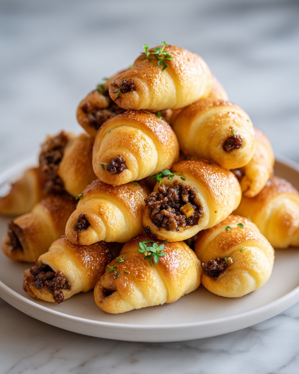 Rotel Sausage and Cream Cheese Crescents Recipe - Recipe Image