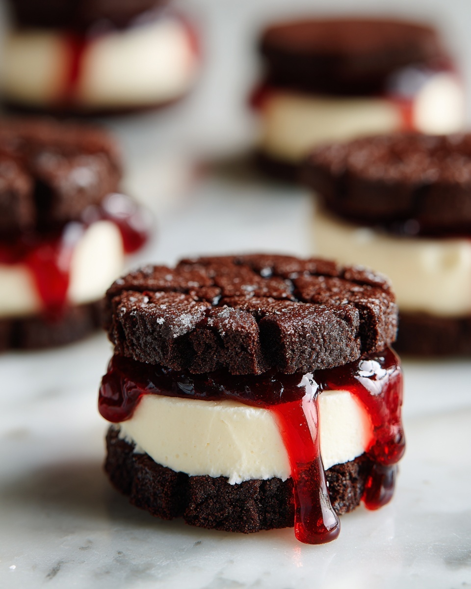 Black Forest Flourless Brownie Cookies Recipe - Recipe Image