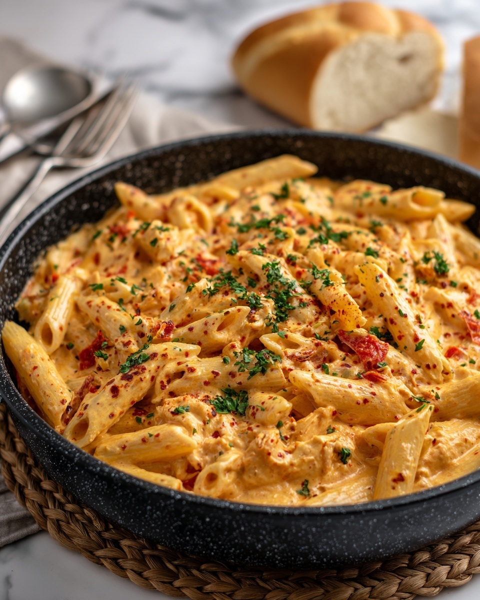 Tuna Pasta with Creamy Fra Diavolo Sauce Recipe - Recipe Image