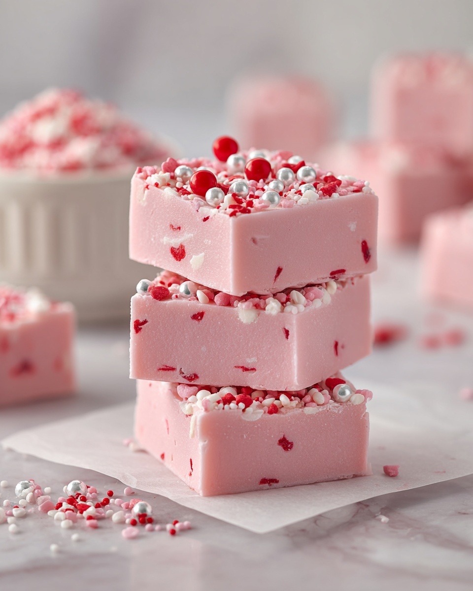 No-Bake Cherry Fudge Recipe - Recipe Image
