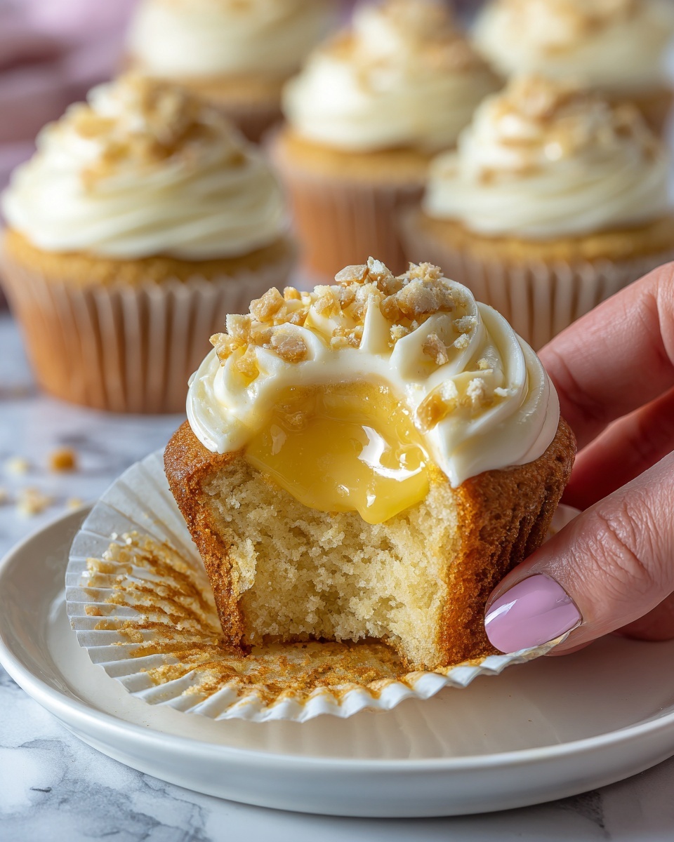 Honey Peach Cream Cheese Cupcakes Recipe - Recipe Image