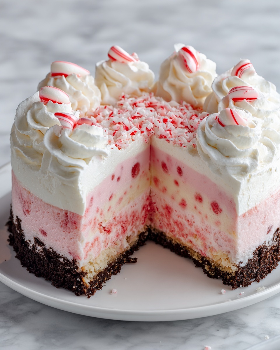Peppermint Ice Cream Cake Recipe - Recipe Image
