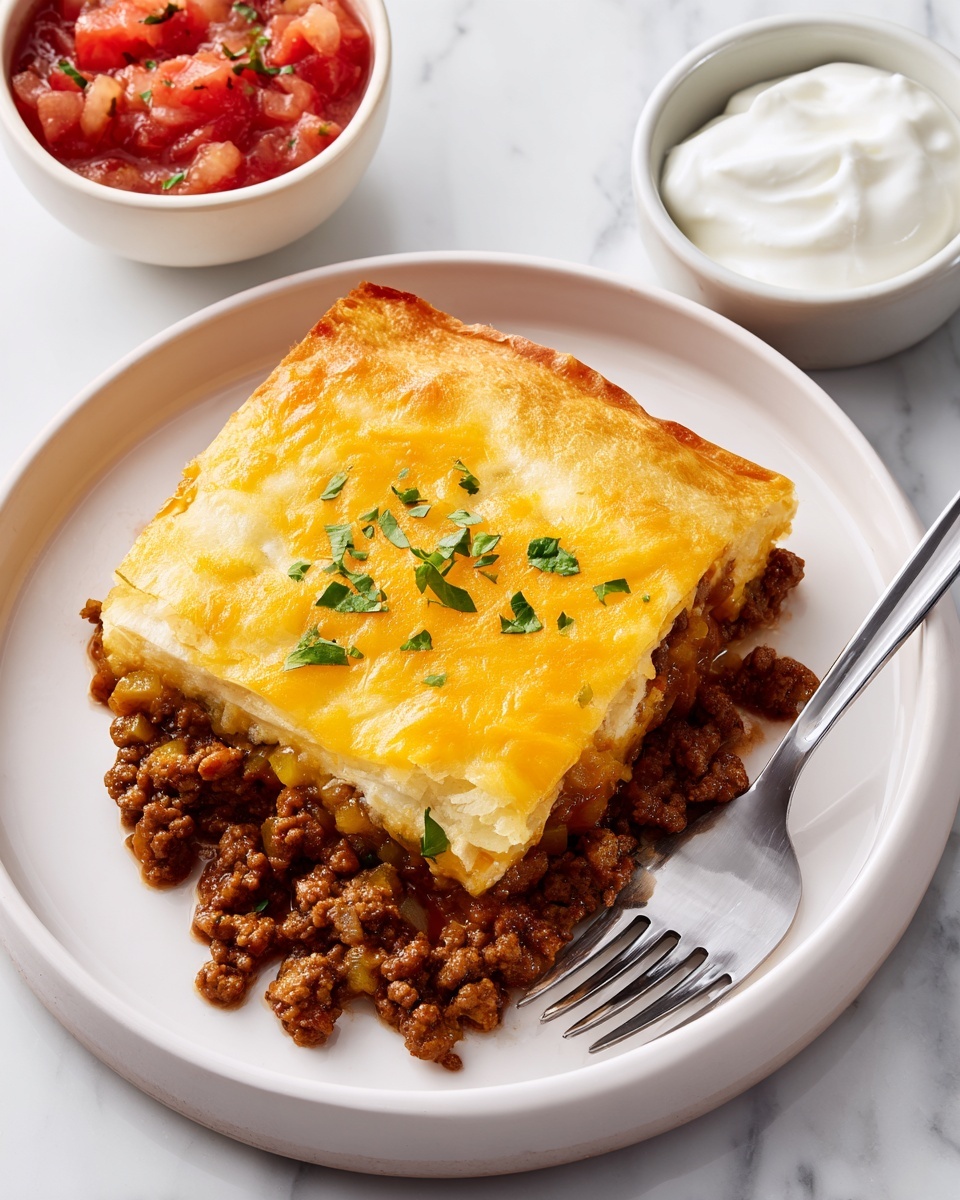 Cheesy Burrito Pie Recipe - Recipe Image