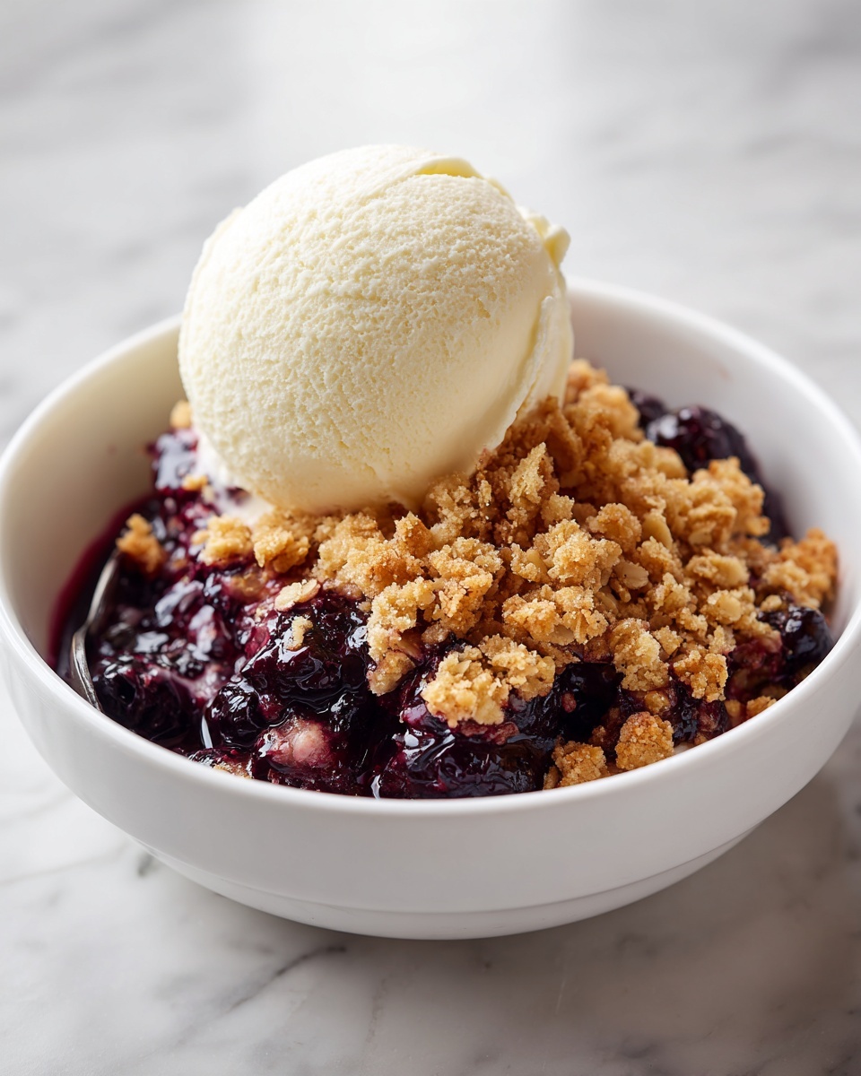 Blueberry Crisp Recipe - Recipe Image
