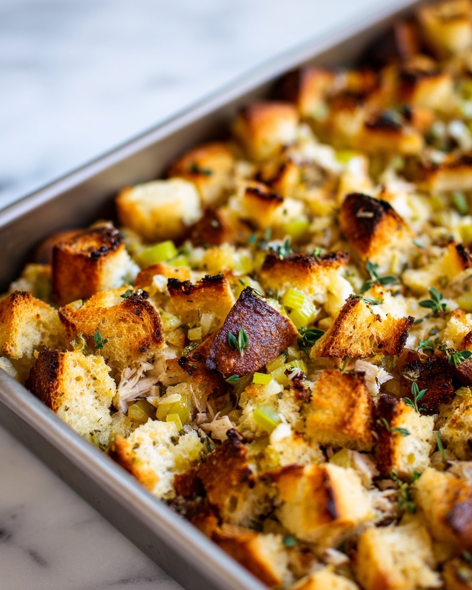 Rotisserie Chicken and Stuffing Casserole Recipe - Recipe Image