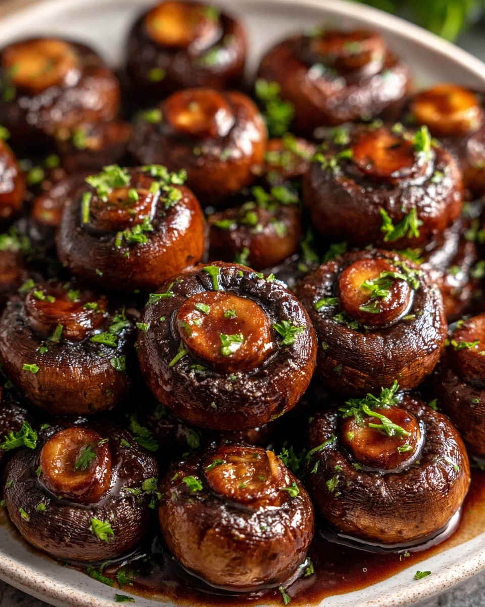 Honey and Garlic Roasted Mushrooms Recipe - Recipe Image