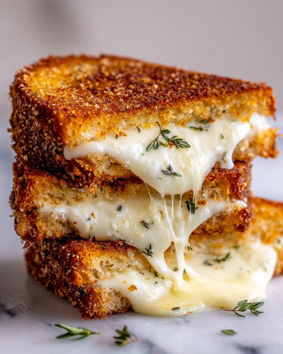 Dill Pickle Grilled Cheese Recipe - Recipe Image