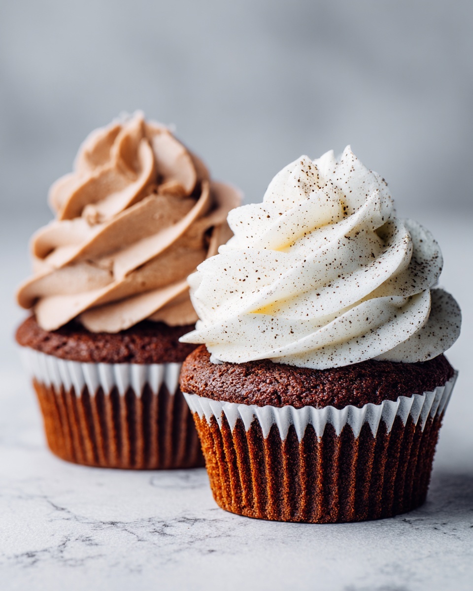 Buttercream Icing for Cupcakes (Vanilla and Chocolate) Recipe - Recipe Image