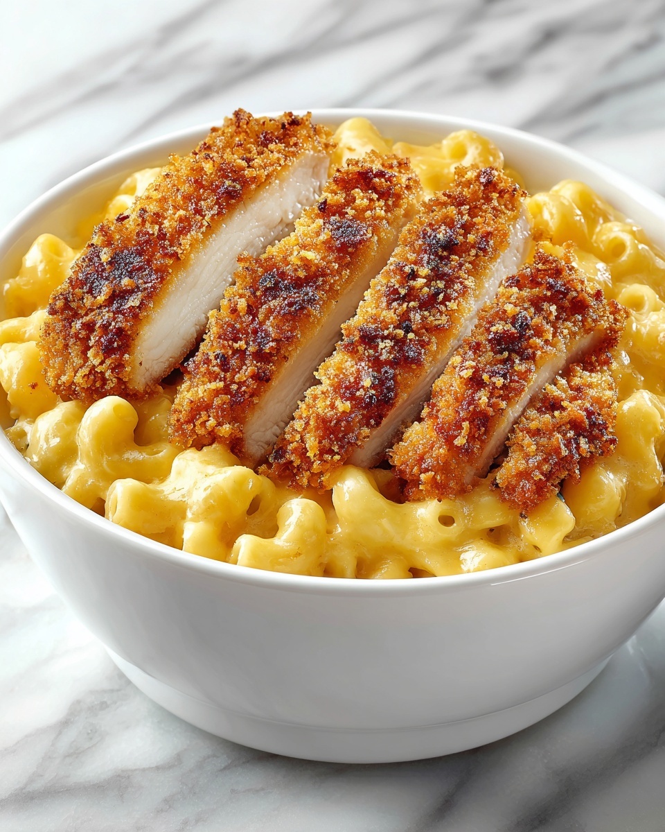 Southern Fried Chicken with Creamy Mac and Cheese Recipe - Recipe Image