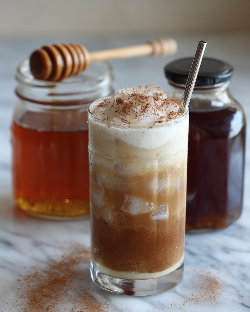 Iced Honey Cinnamon Latte Recipe - Recipe Image