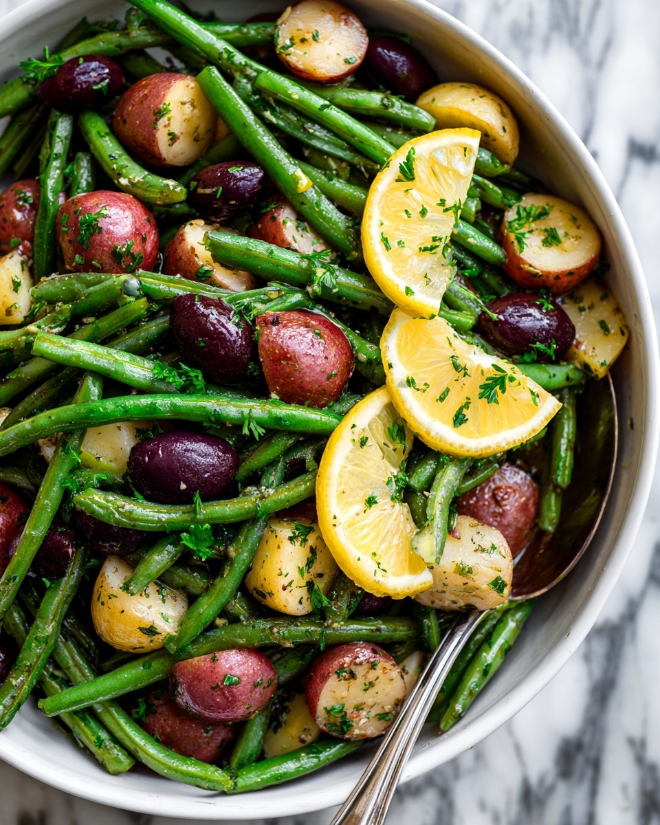 French-Style Potato and Green Bean Salad Recipe - Recipe Image