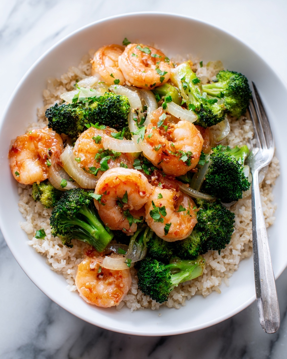 Stir-Fried Shrimp and Broccoli Recipe - Recipe Image