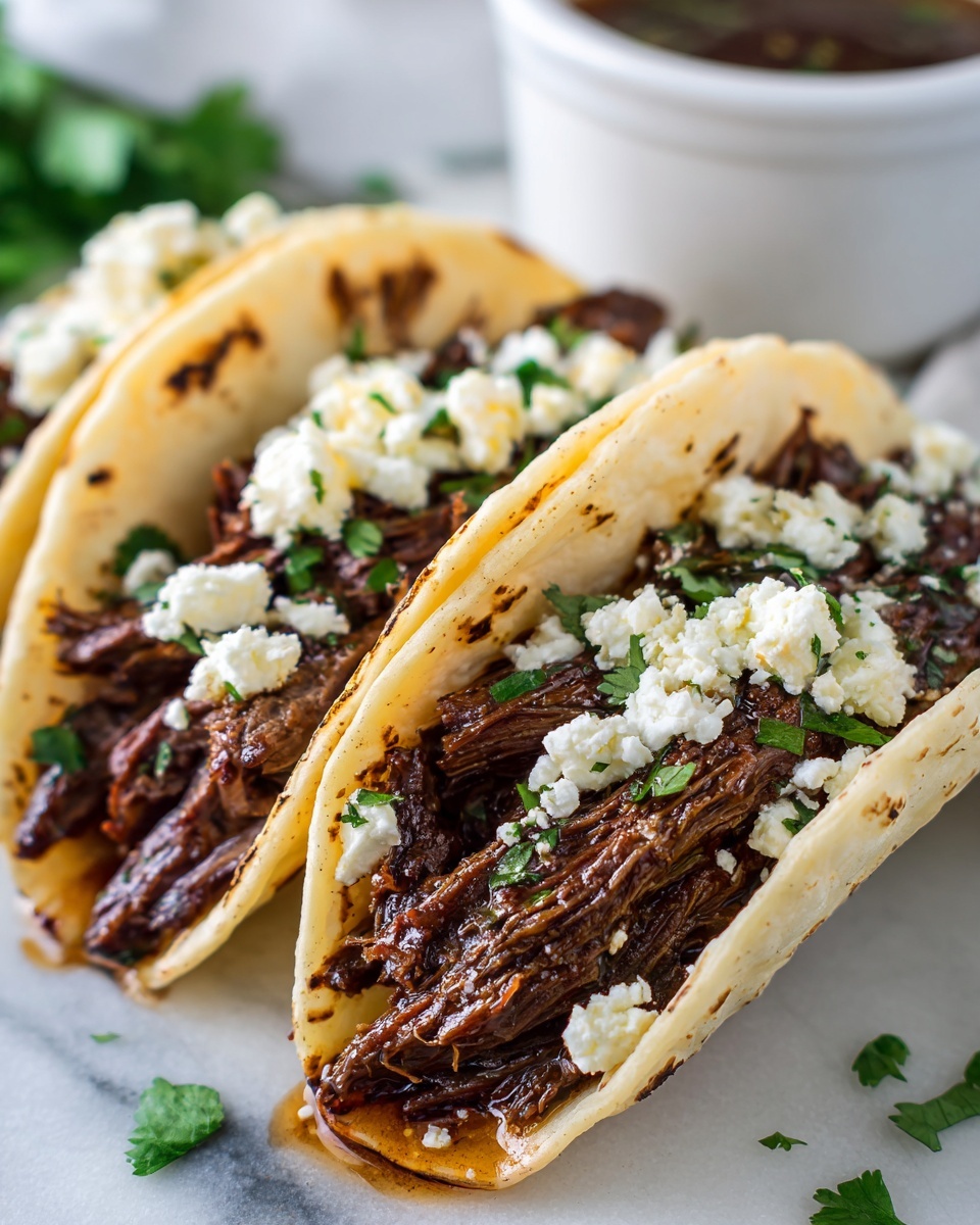 Slow Cooker BBQ Beef Brisket Tacos Recipe - Recipe Image
