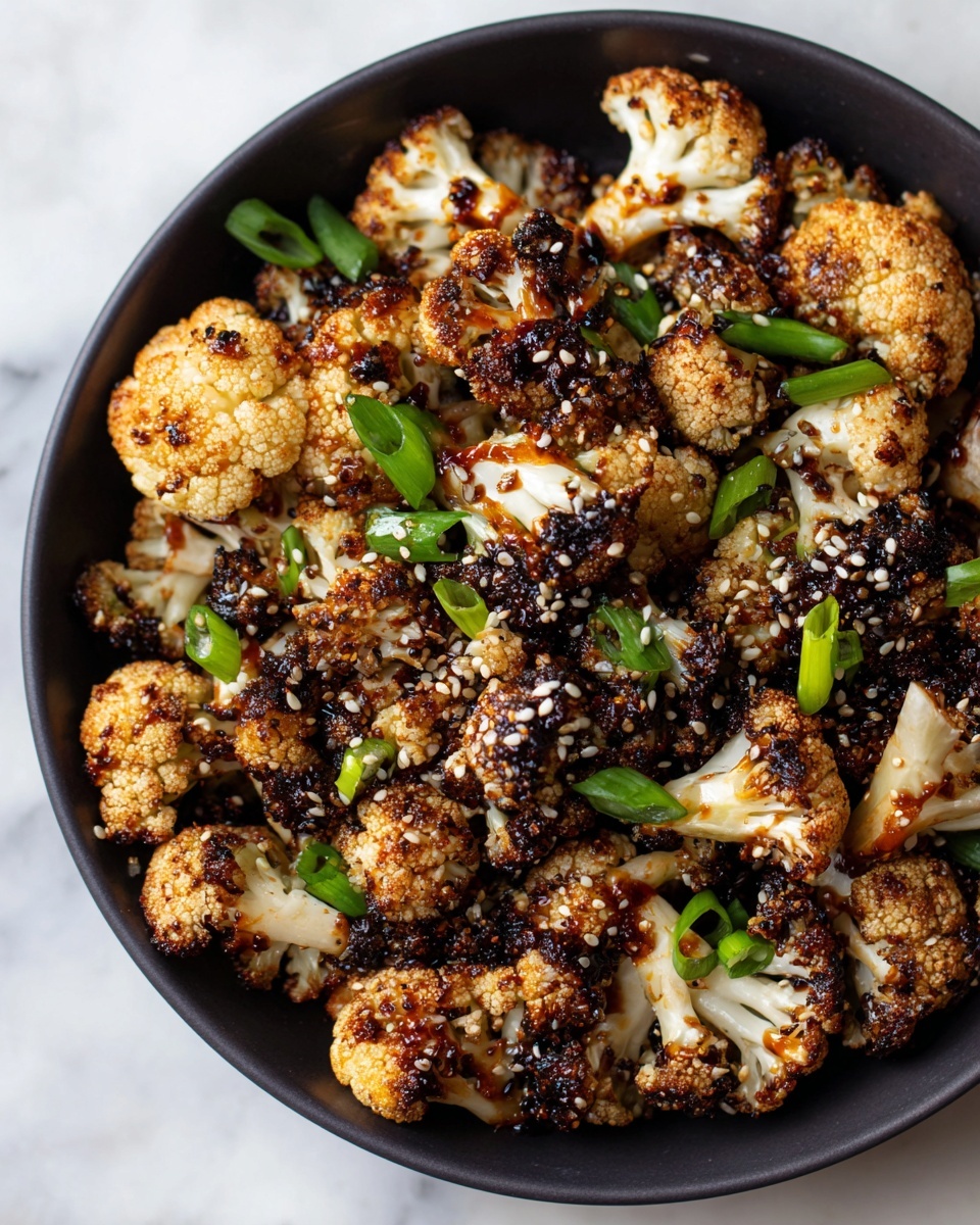 Sweet Spicy Baked Cauliflower Recipe - Recipe Image