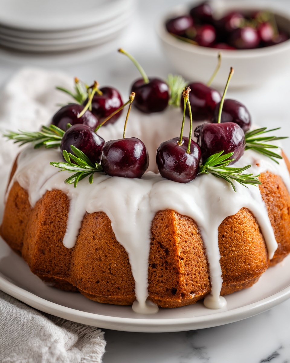 Cherry Bundt Cake Recipe - Recipe Image