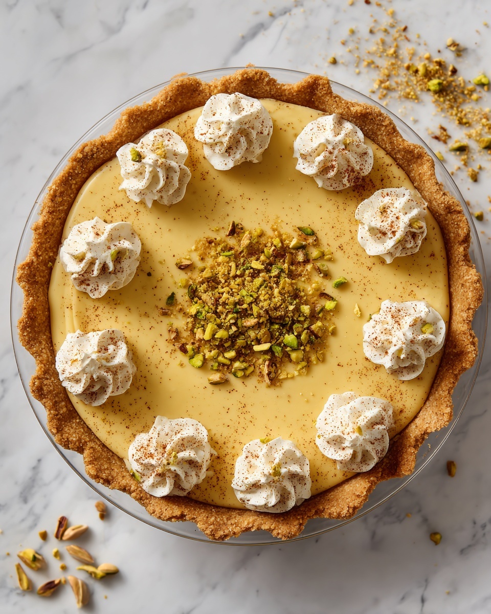 Pistachio Cream Pie Recipe - Recipe Image