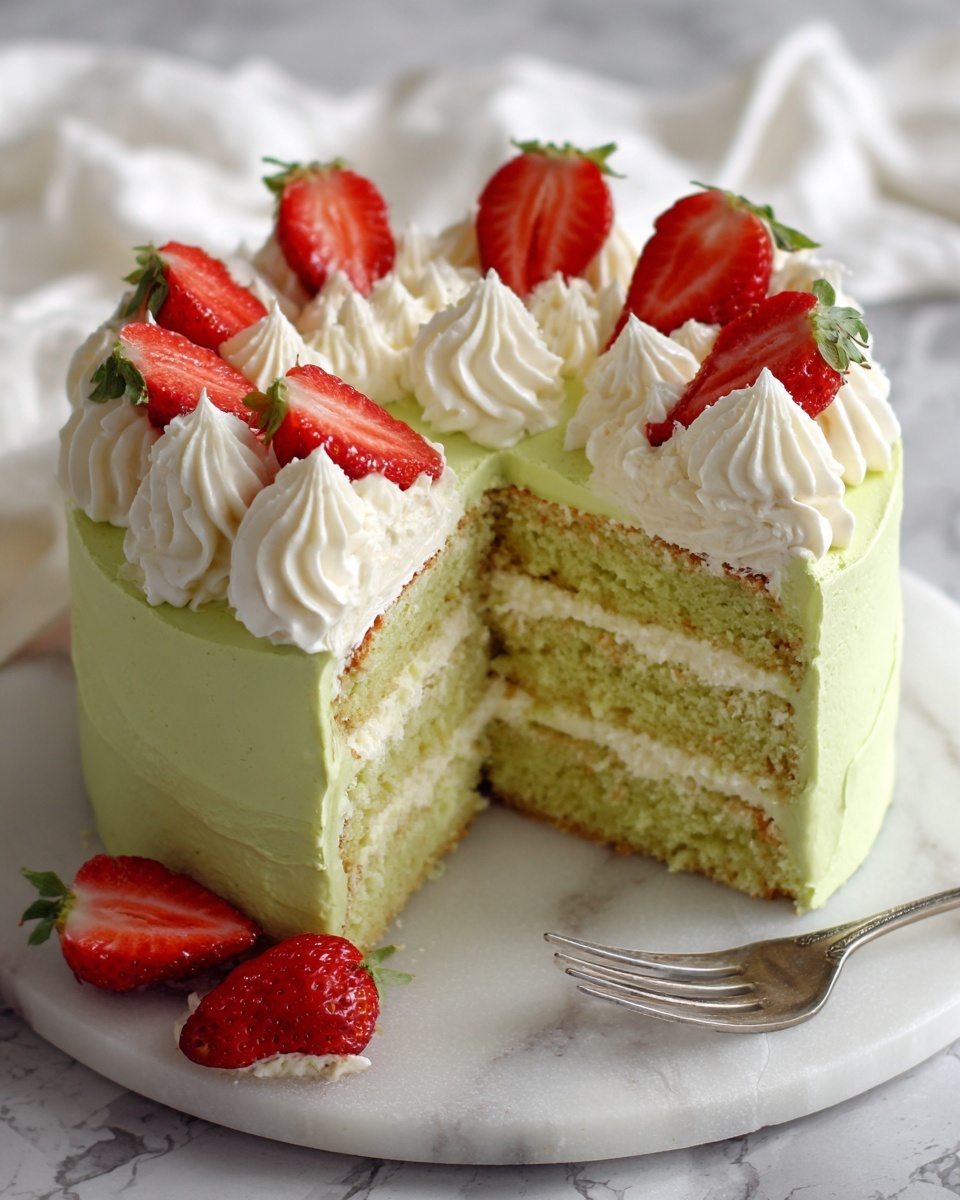 Matcha Tres Leches Cake Recipe - Recipe Image