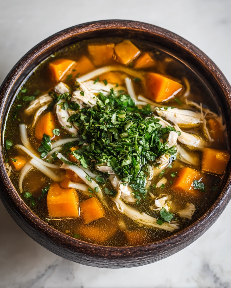 Cozy Chicken Vermicelli Soup Recipe - Recipe Image