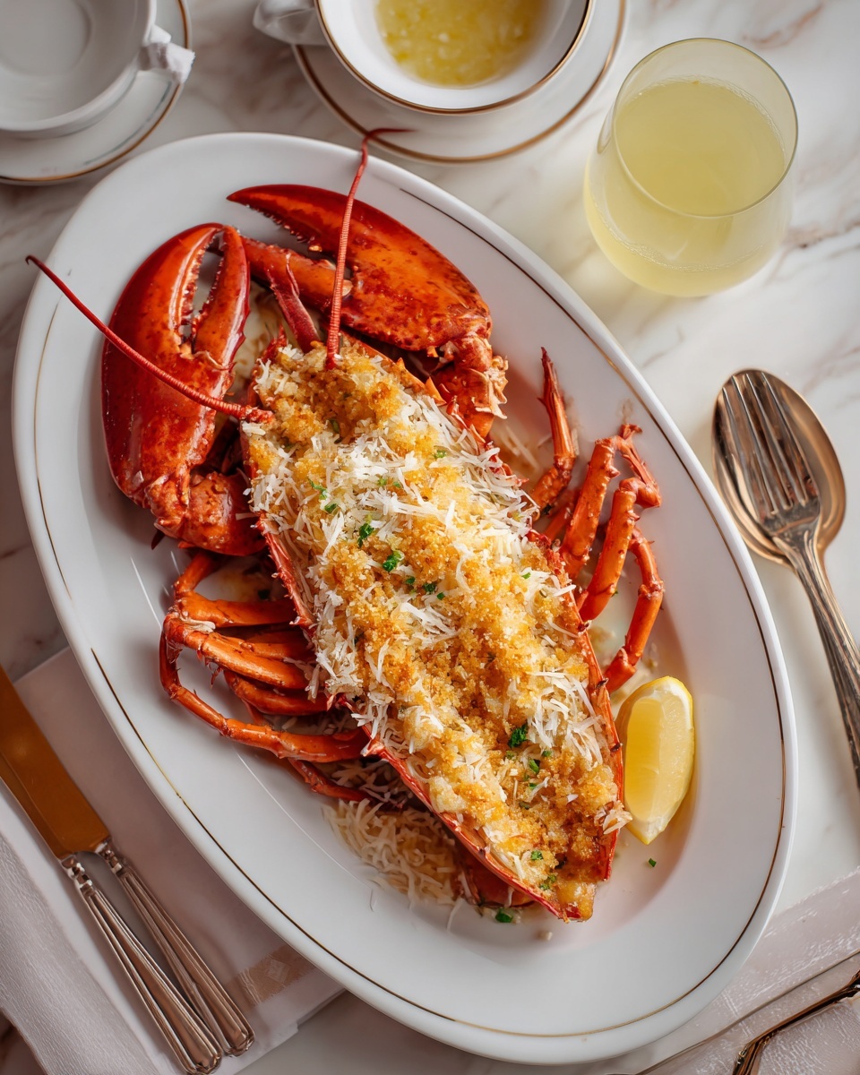 Gourmet Baked Stuffed Lobster Tails Recipe - Recipe Image