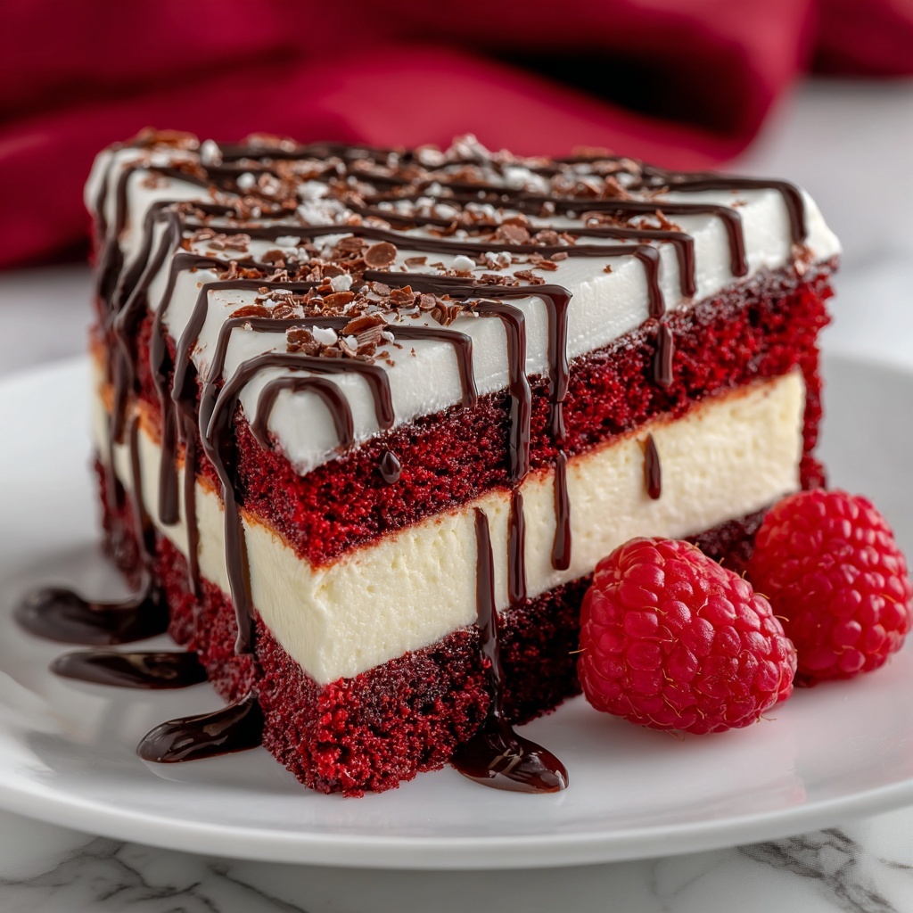 Red Velvet French Toast with Vanilla Bean Cheesecake Filling Recipe - Recipe Image