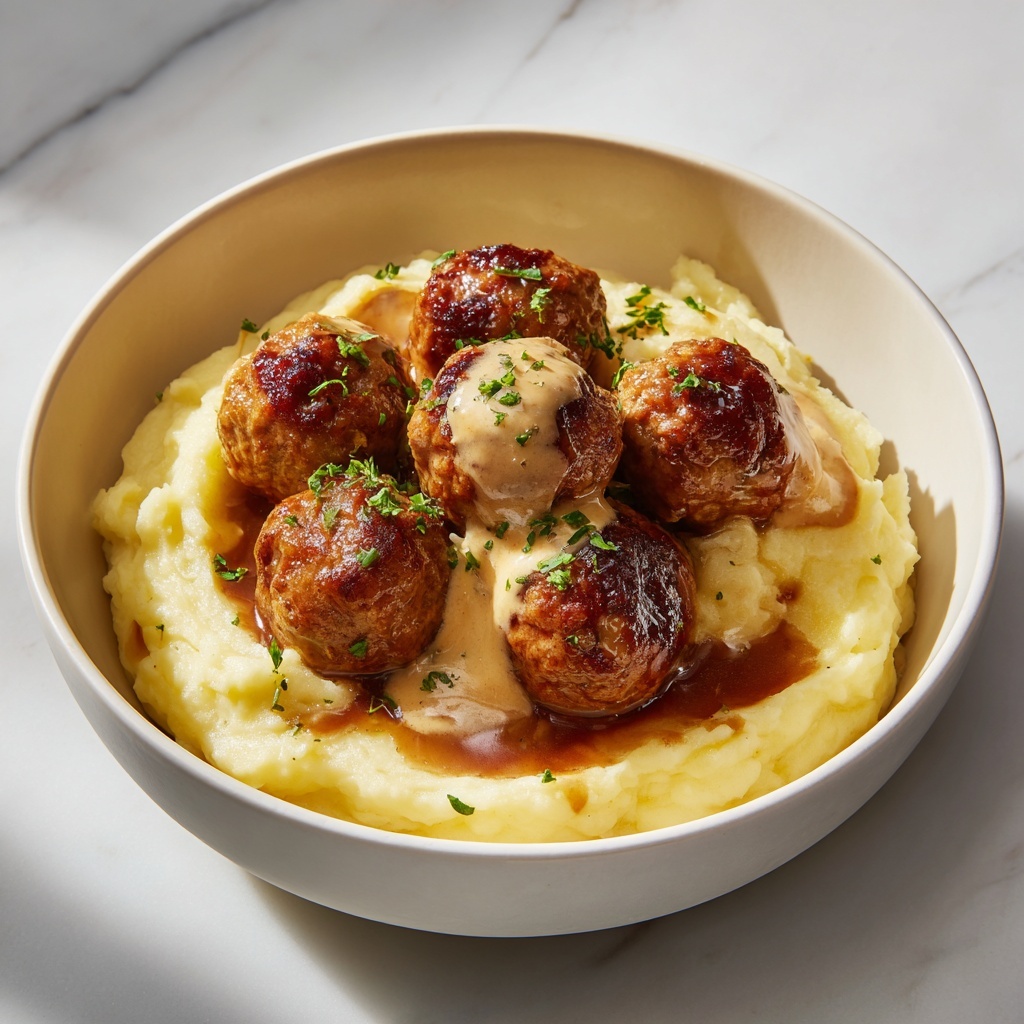 Crock Pot French Onion Meatballs Recipe - Recipe Image