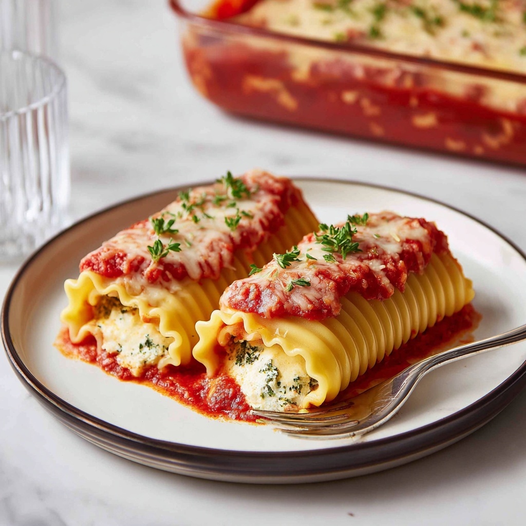 Lasagna Bolognese Roll-Ups Recipe - Recipe Image
