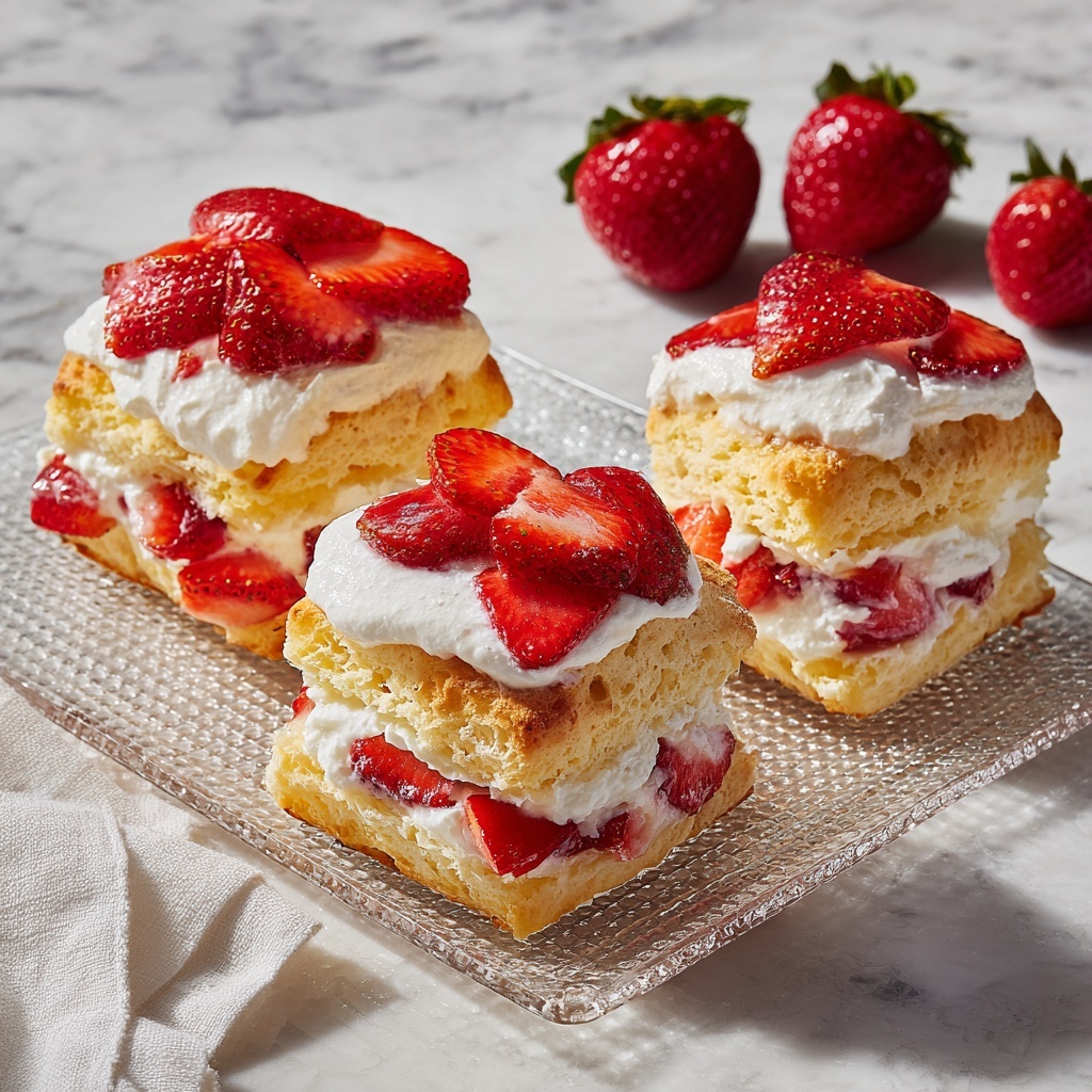 Strawberry Puff Pastry Shortcakes Recipe - Recipe Image