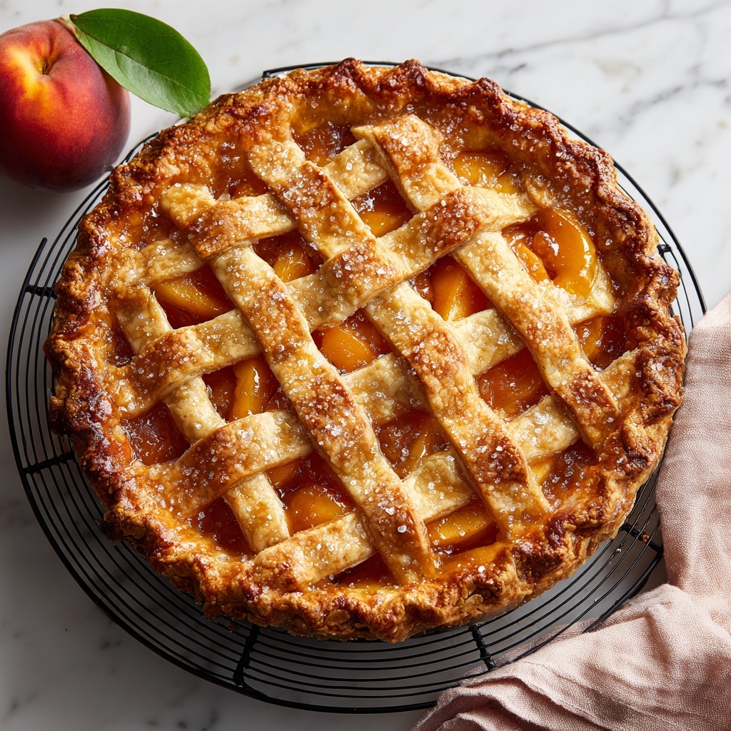 Perfect Peach Pie Recipe - Recipe Image