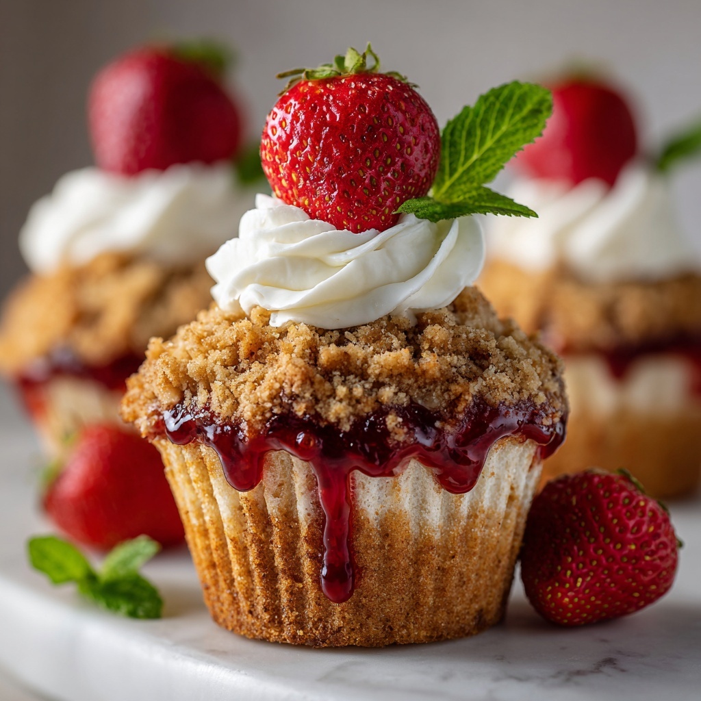 Strawberry Cream Cheese Muffins Recipe - Recipe Image