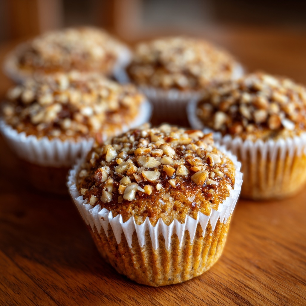 Pumpkin Pecan Muffins Recipe - Recipe Image