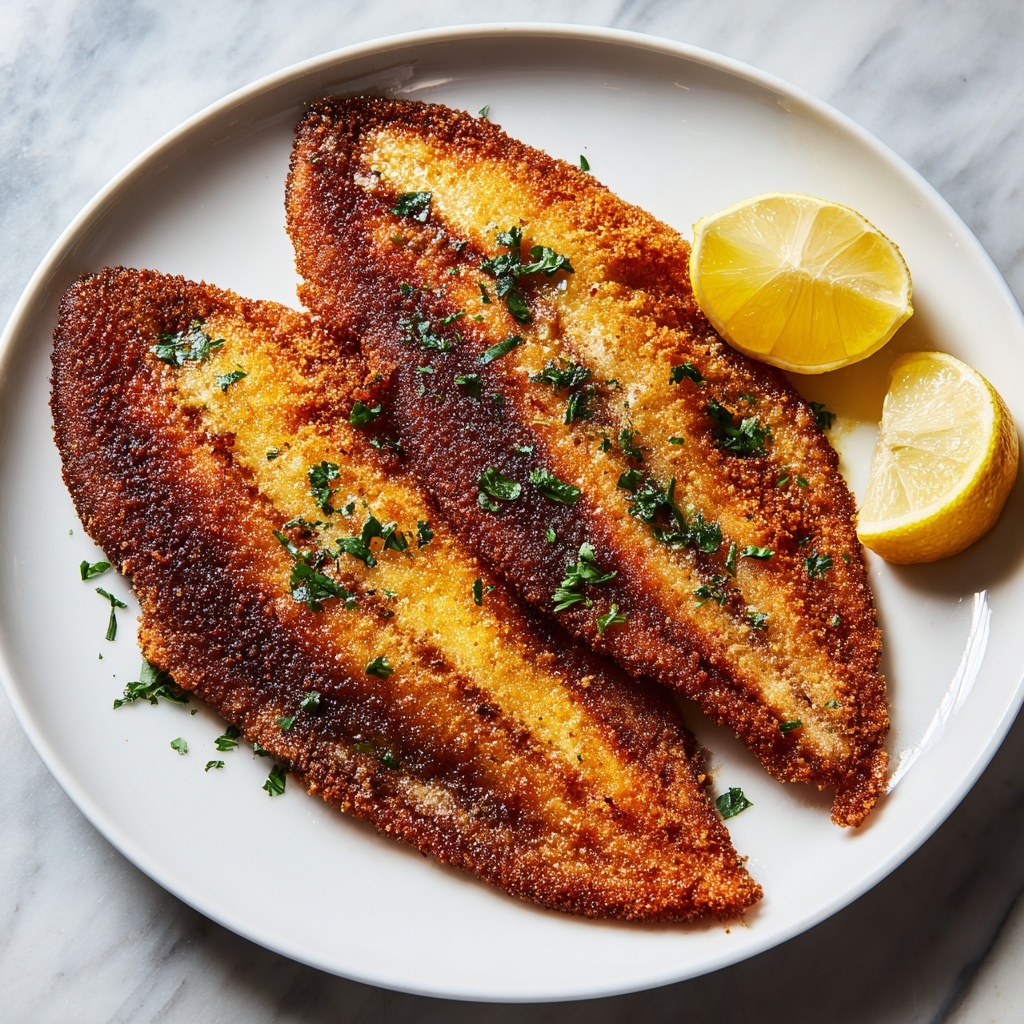 Fried Flounder with Homemade Tartar Sauce Recipe - Recipe Image