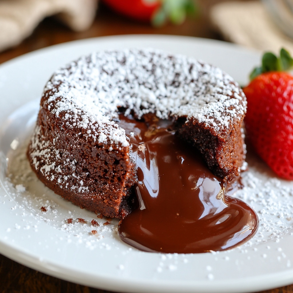 Air Fryer Lava Cake Recipe - Recipe Image